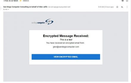 Encrypt Received